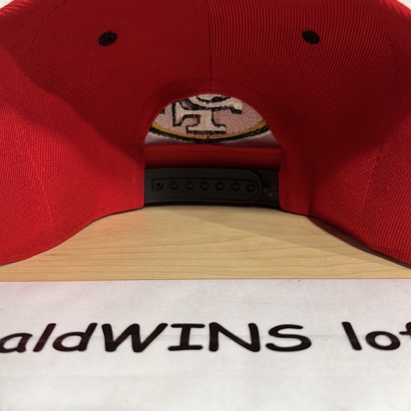 NFL San Francisco 49ers SnapBack Red Hat - Picture 4 of 5